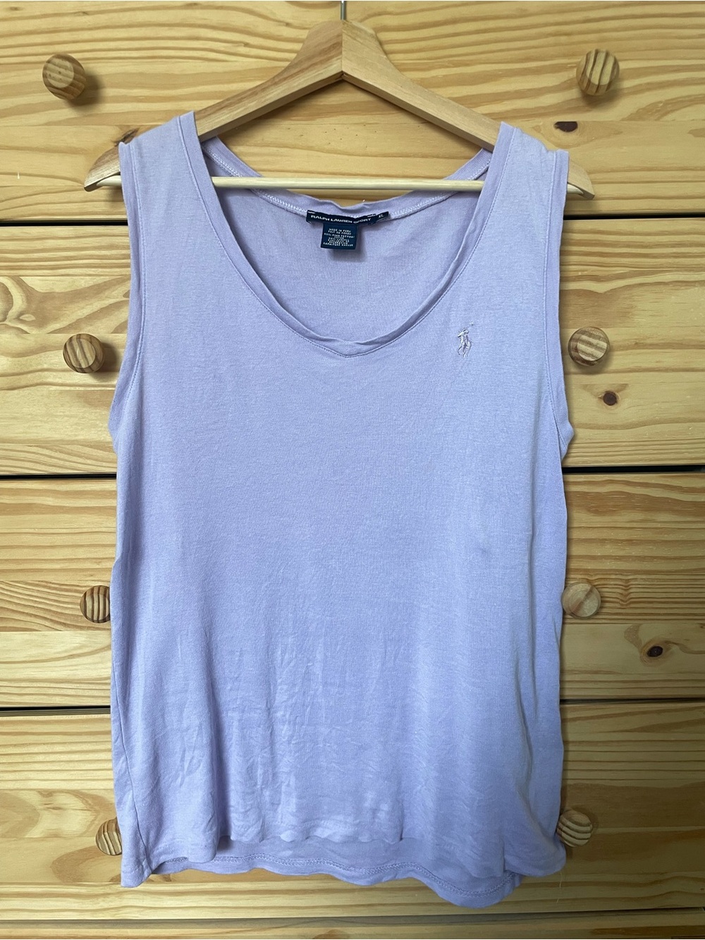 Ralph Lauren Lilac Scoop Neck Tank Top